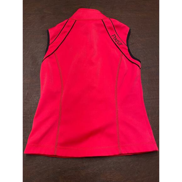 Pikeur Celine Equestrian Pink Soft Shell Vest Full Zip Size 10 Riding Jumper - Picture 2 of 8